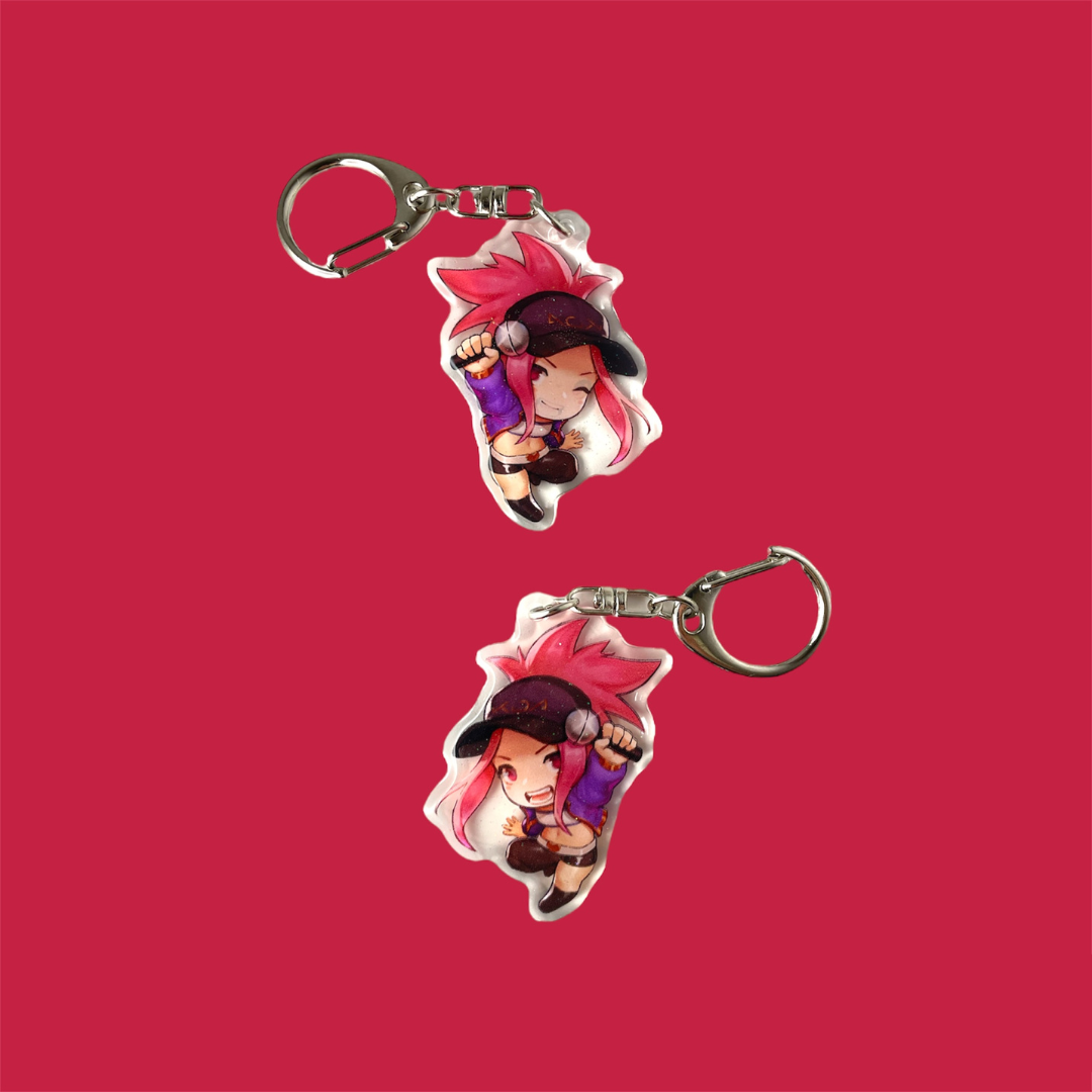Akali League of Legends Keychain