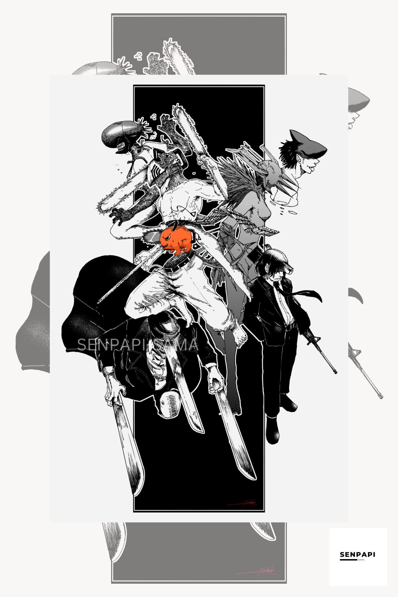 Chainsaw Man Devils Poster