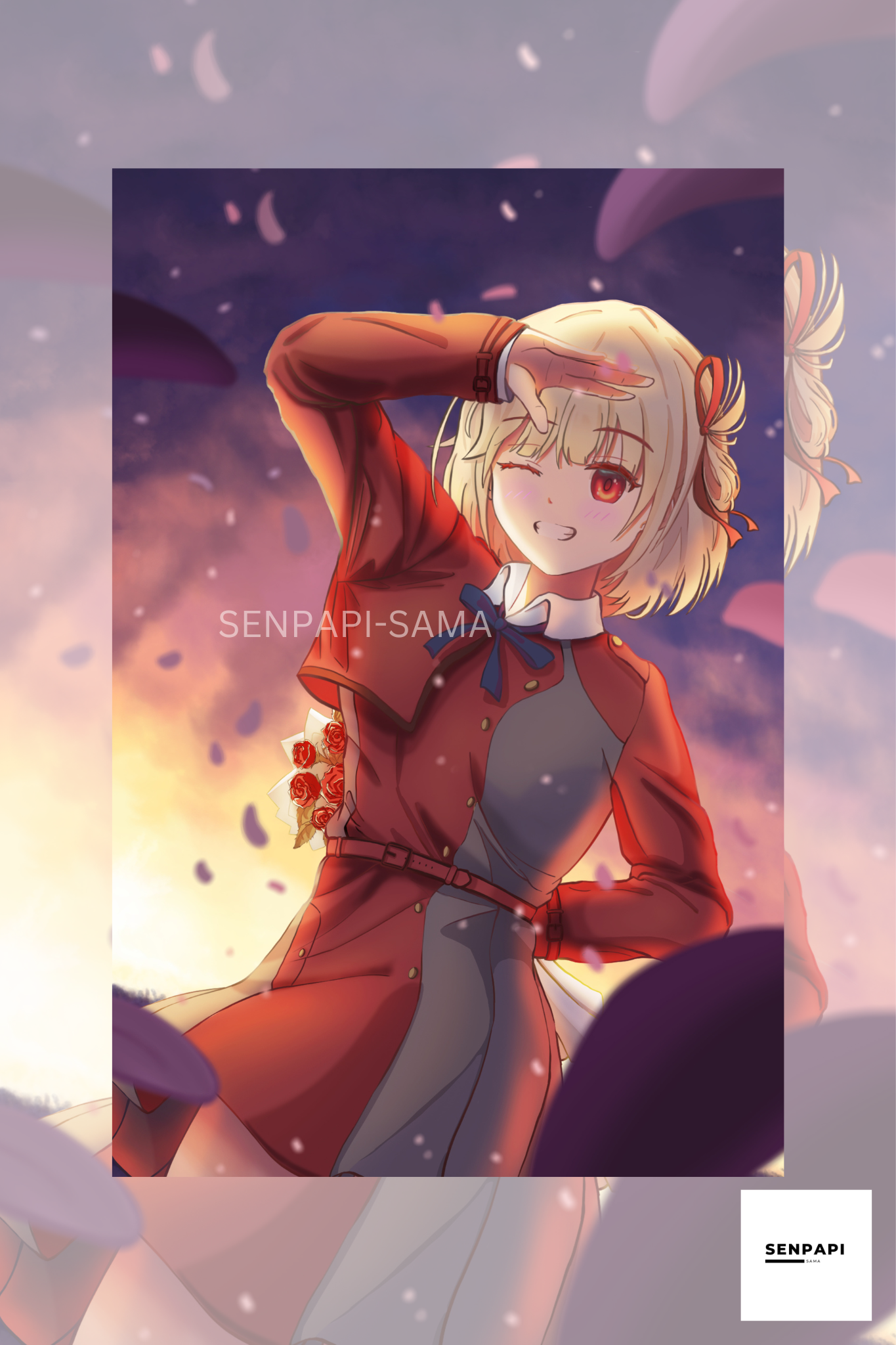 Chisato Lycoris Recoil Poster