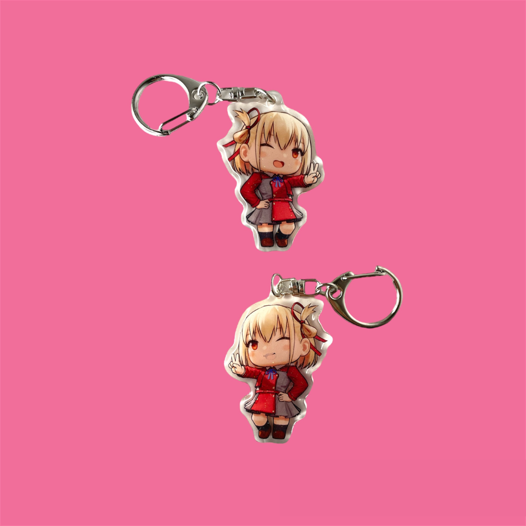 Chisato Lycoris Recoil Keychain