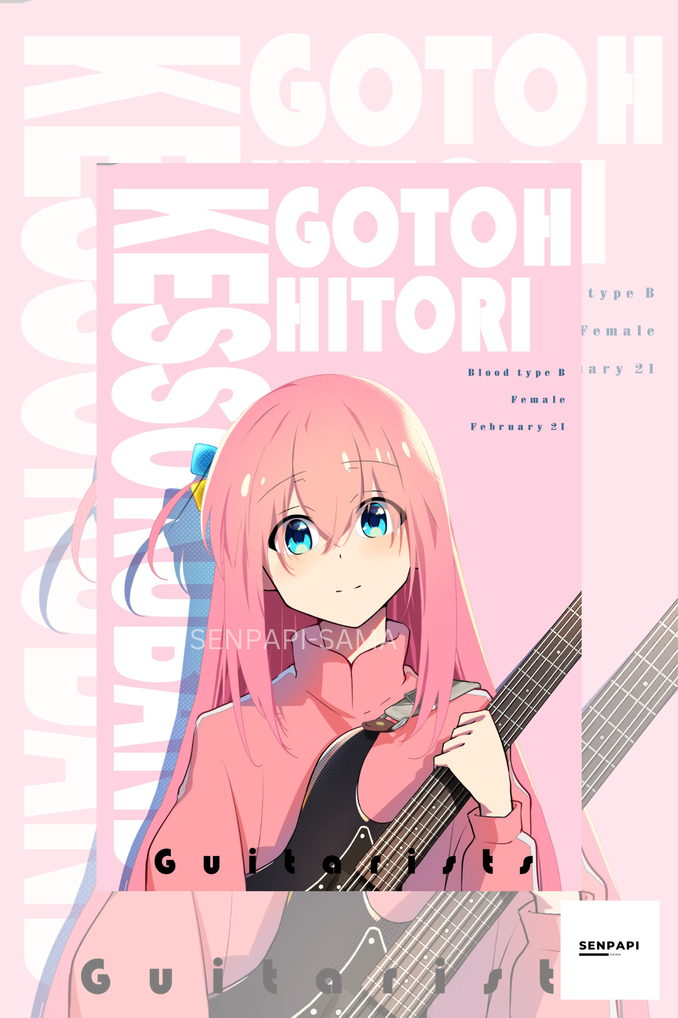 Anime Pop Heart — ☆ 【卜卜】 「 あのバンド 」 ☆ ⊳ gotou // bocchi the rock!