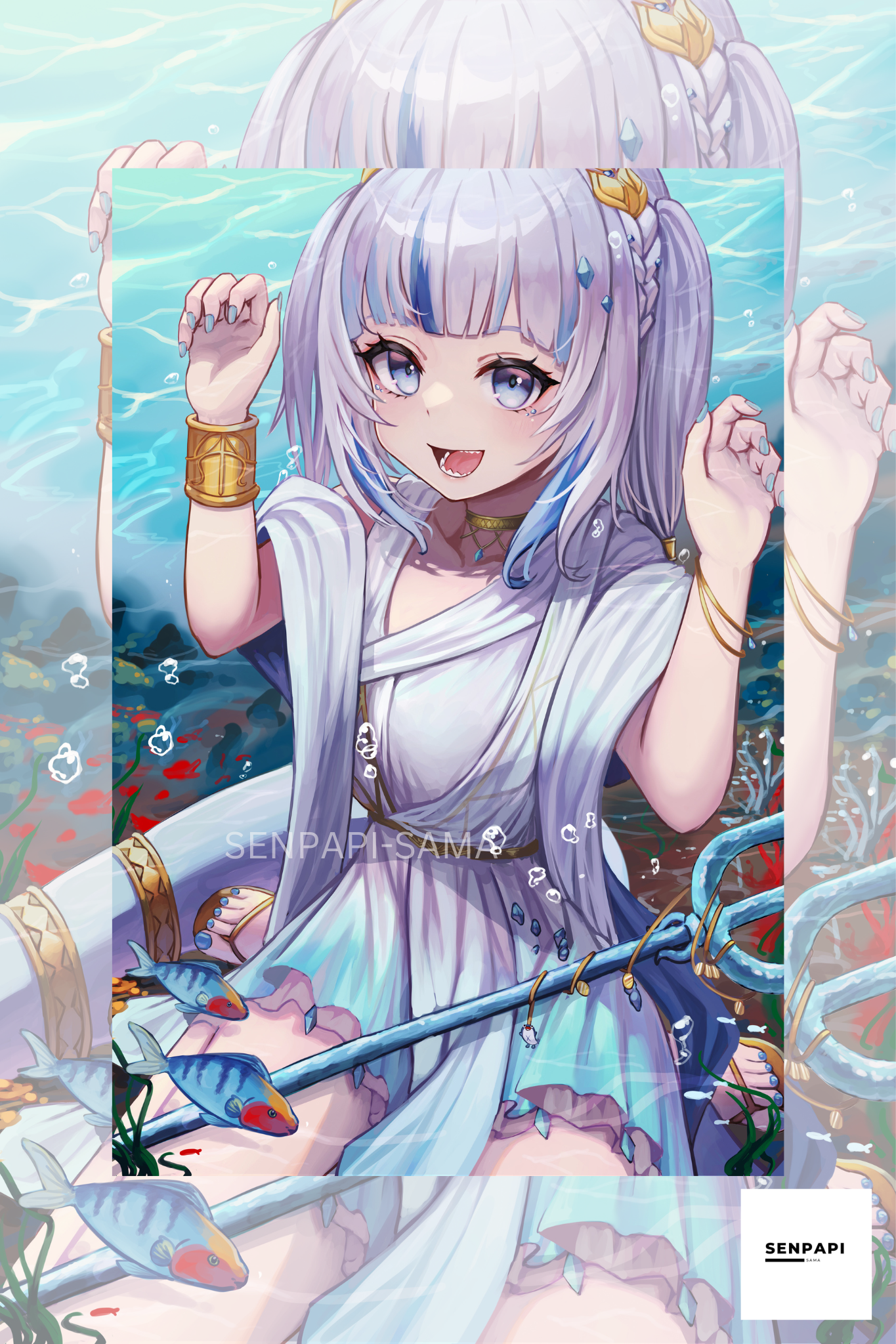 Gawr Gura VTuber Hololive Poster