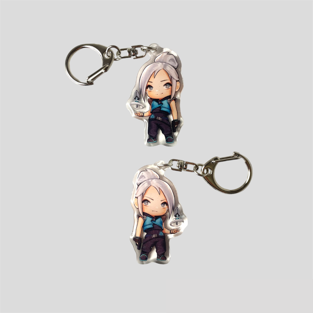 Jett VALORANT Keychain