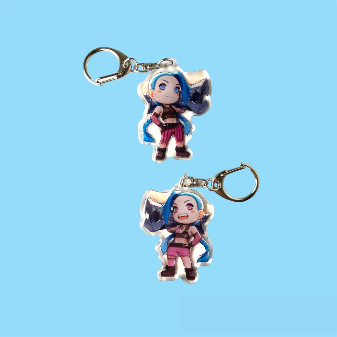 Jinx League of Legends Keychain