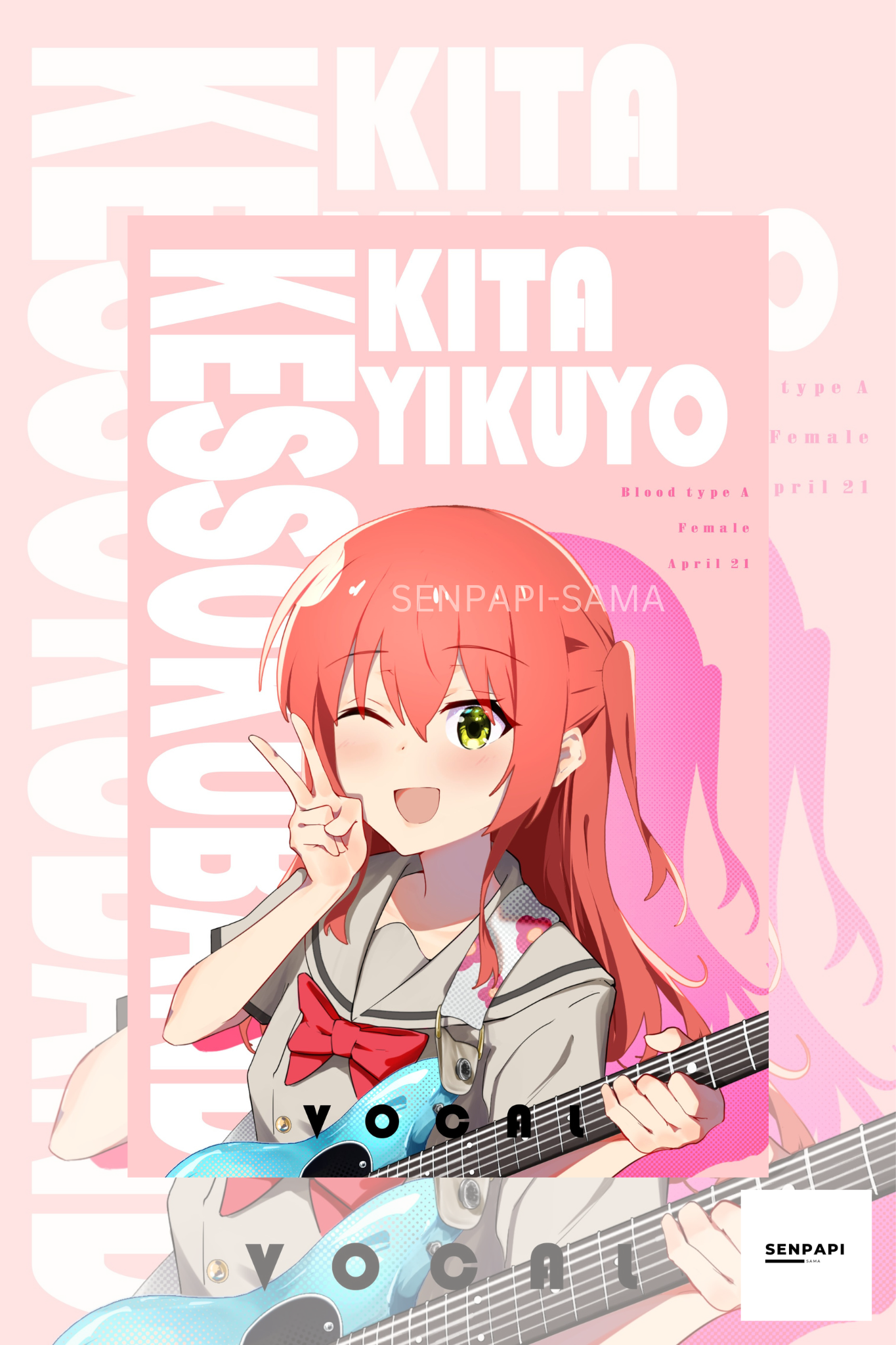 Kita Ikuyo - Bocchi The Rock Poster