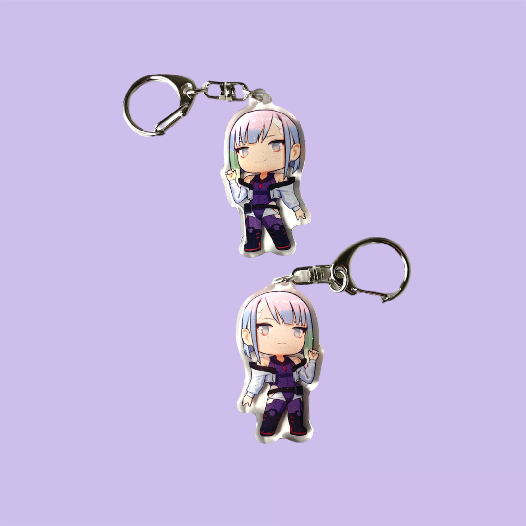 Lucy Cyberpunk Keychain