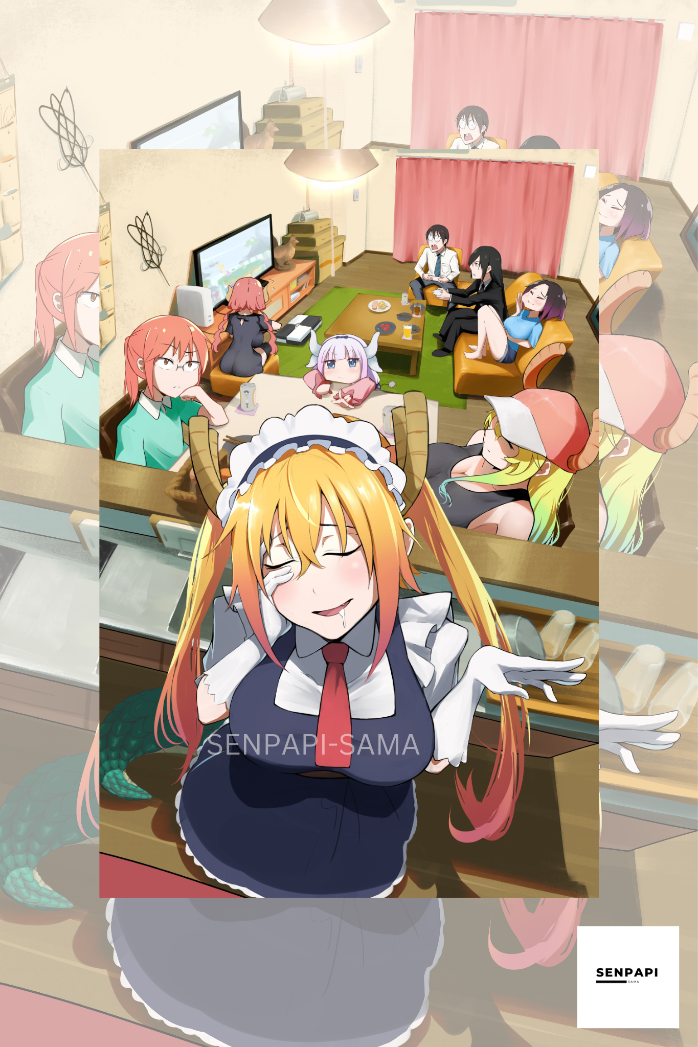 Miss Kobayashi's Dragon Maid Poster