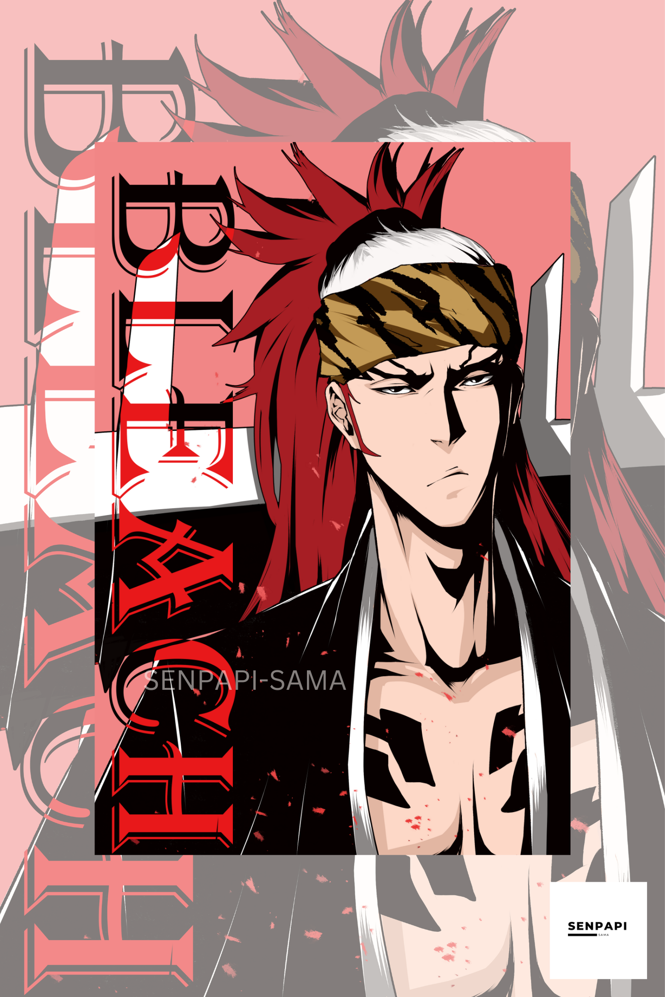 Renji Abarai - Bleach Poster