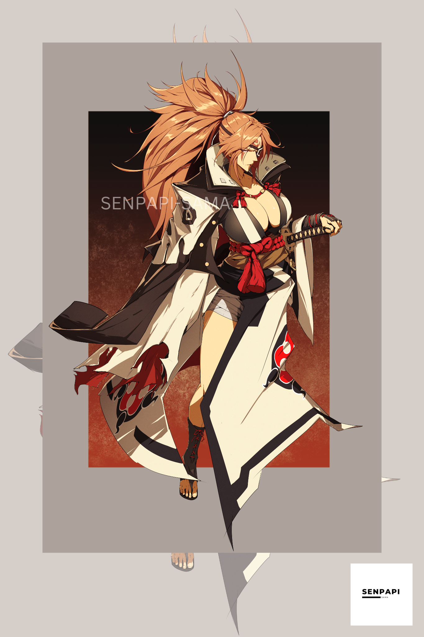guilty gear poster Baiken