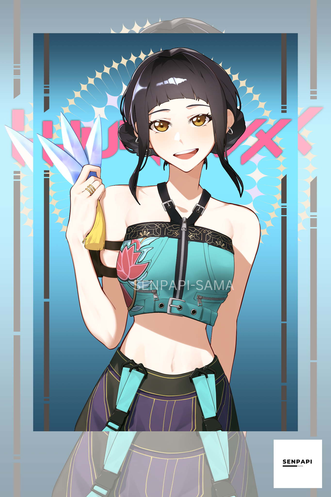 Zoey - Huntrix KPOP Demon Hunter Poster