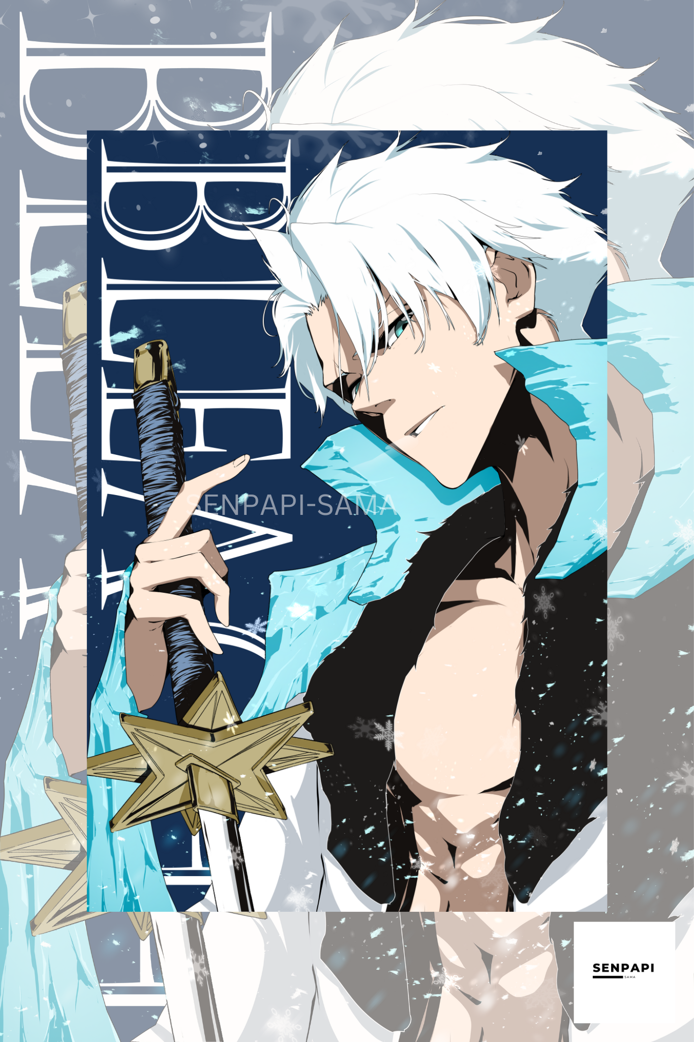 Tōshirō Hitsugaya - Bleach Poster