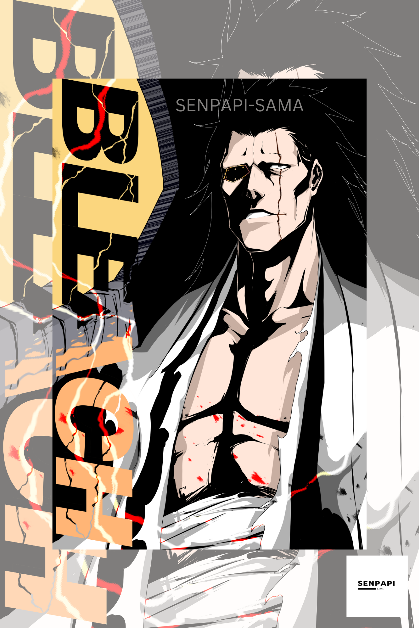 Kenpachi Zaraki - Bleach Poster
