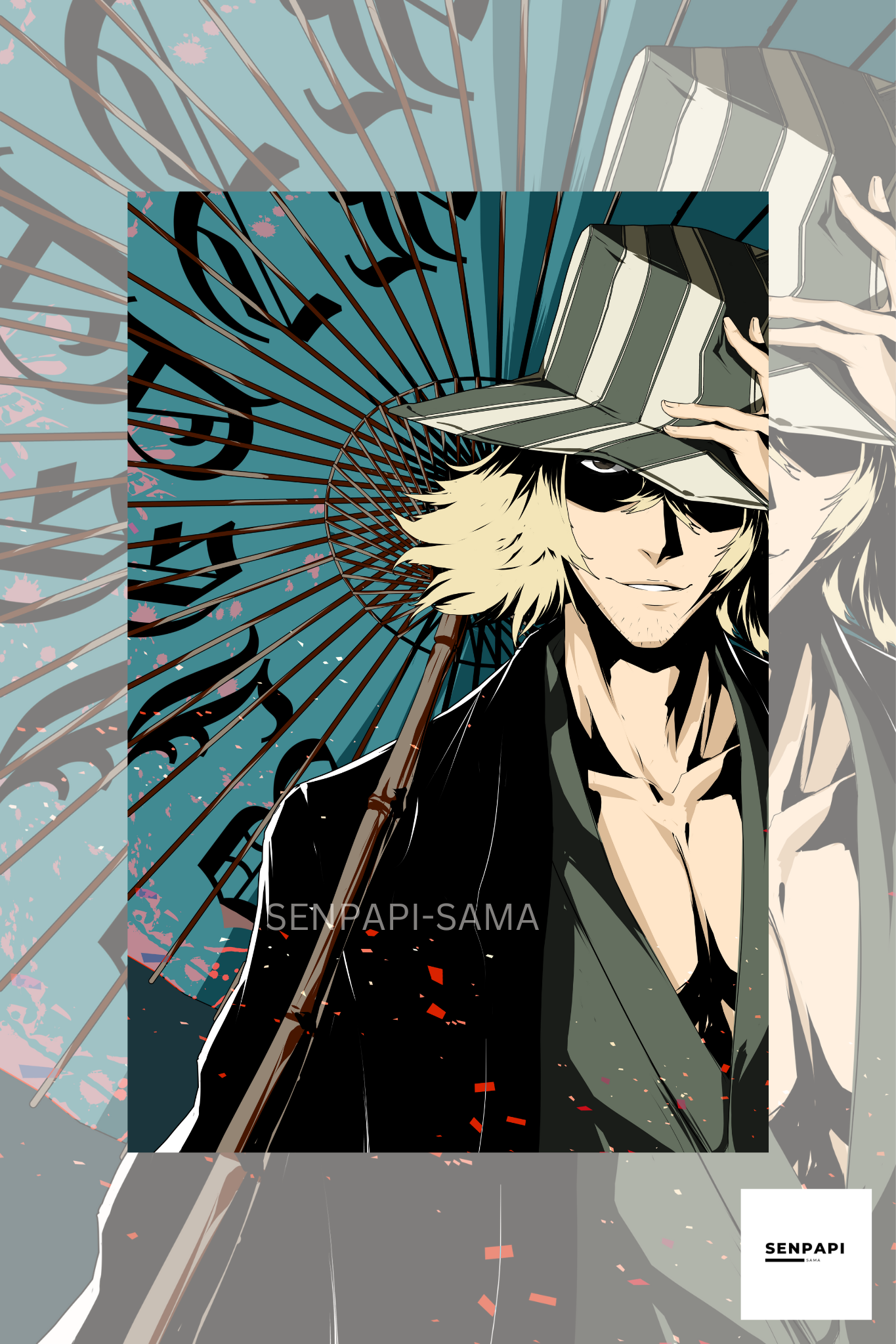 Kisuke Urahara - Bleach Poster