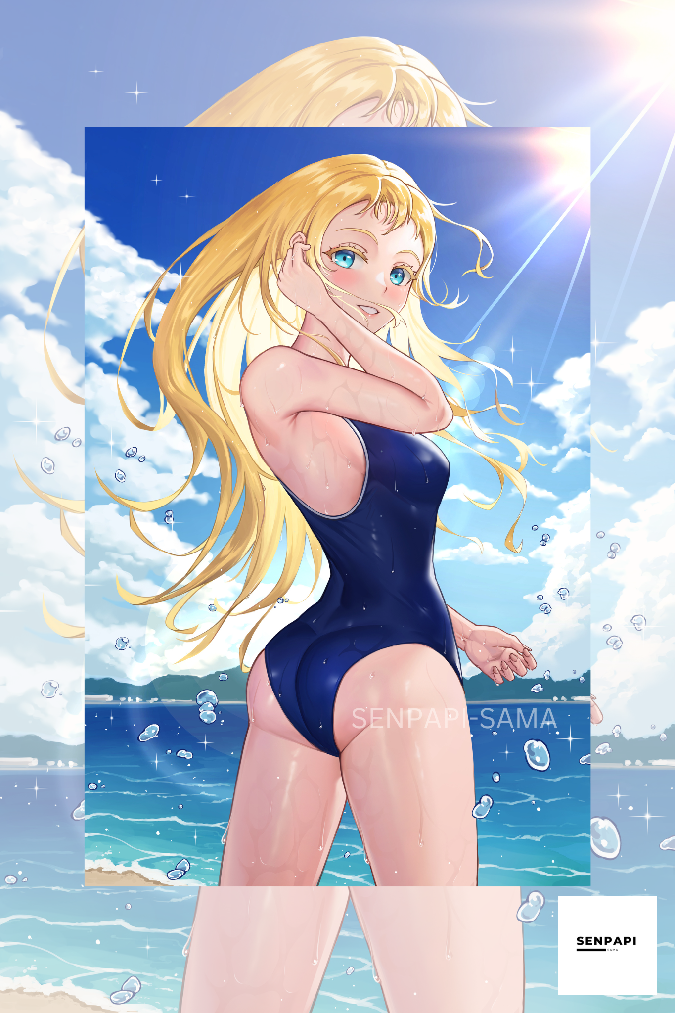 Ushio Kofune Summer Time Rendering Poster