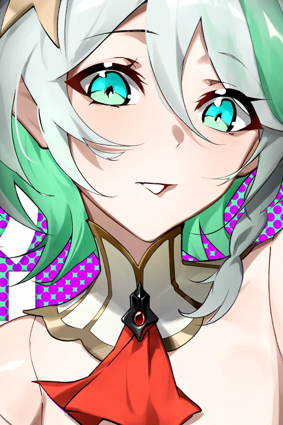 Close-up of the Cecilia Immergreen poster artwork
