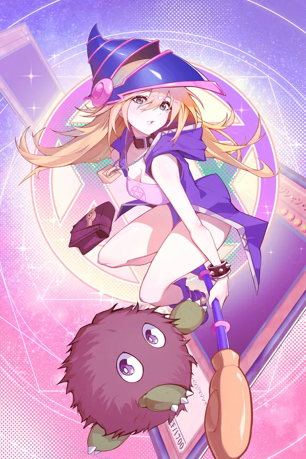 Dark Magician Girl poster, Yu-Gi-Oh!