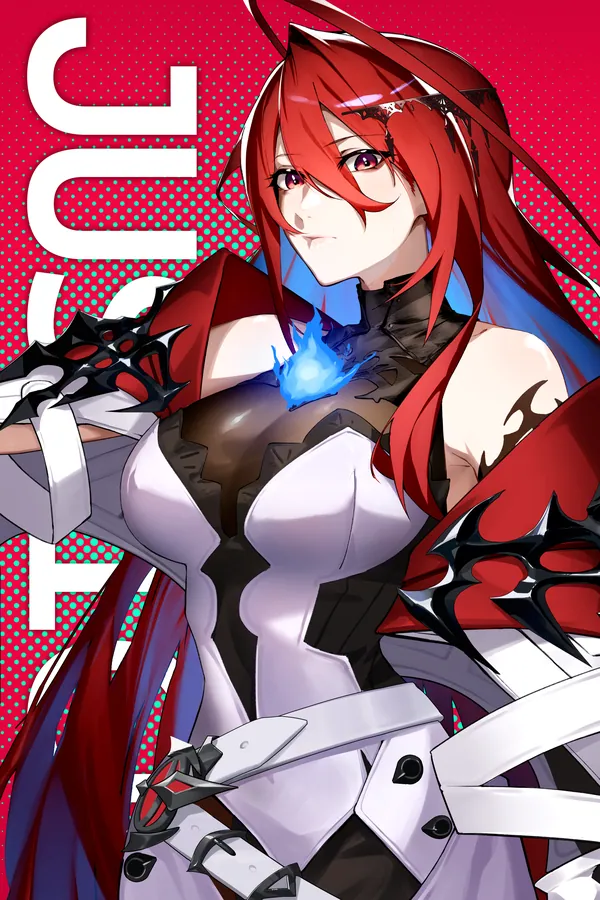 Elizabeth Rose Bloodflame poster, Hololive English -Justice-