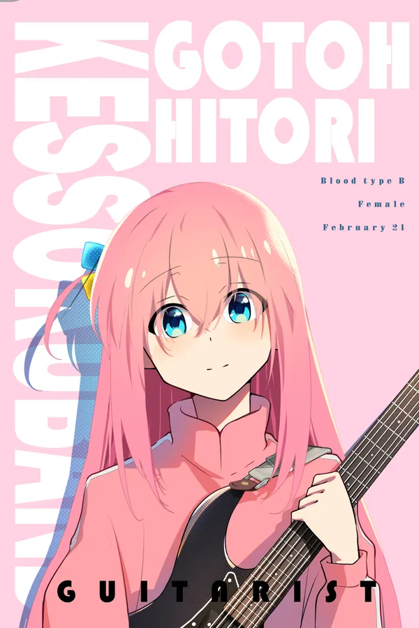 Hitori Gotoh poster, Bocchi the Rock!