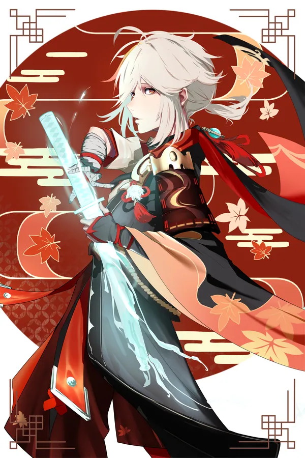Kaedehara Kazuha poster, Genshin Impact