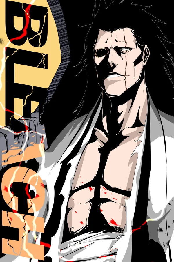 Kenpachi Zaraki poster, Bleach