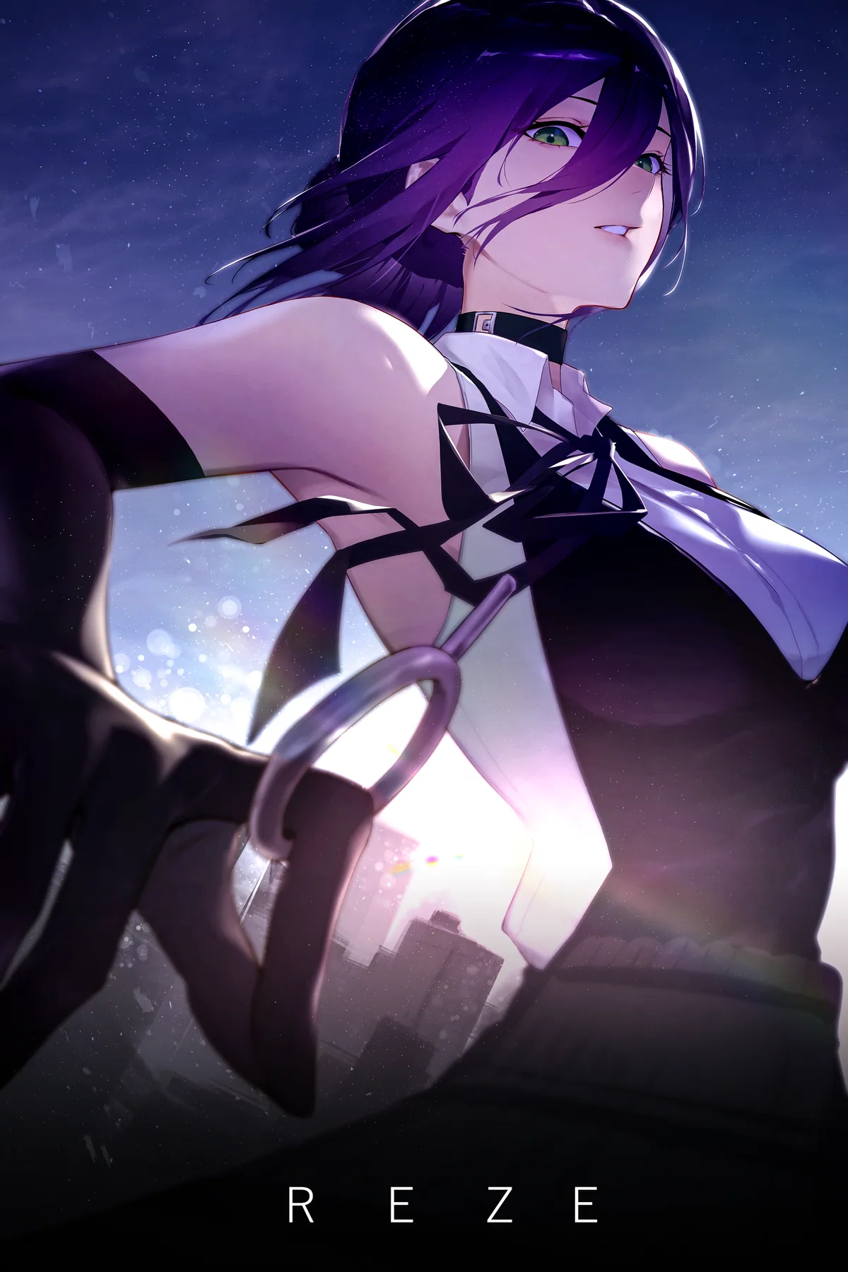 Reze poster, Chainsaw Man, full artwork
